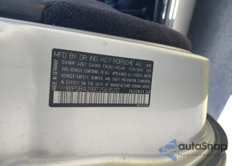 2002 Porsche 911 Targa из США, поврежденный, VIN WP0BA29972S635212